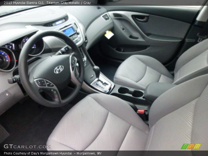 Titanium Gray Metallic / Gray 2013 Hyundai Elantra GLS