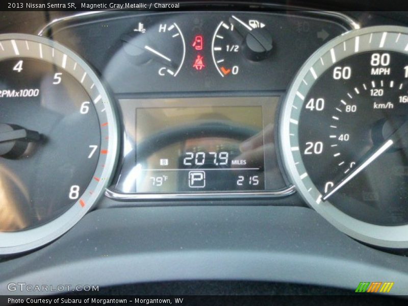 Magnetic Gray Metallic / Charcoal 2013 Nissan Sentra SR