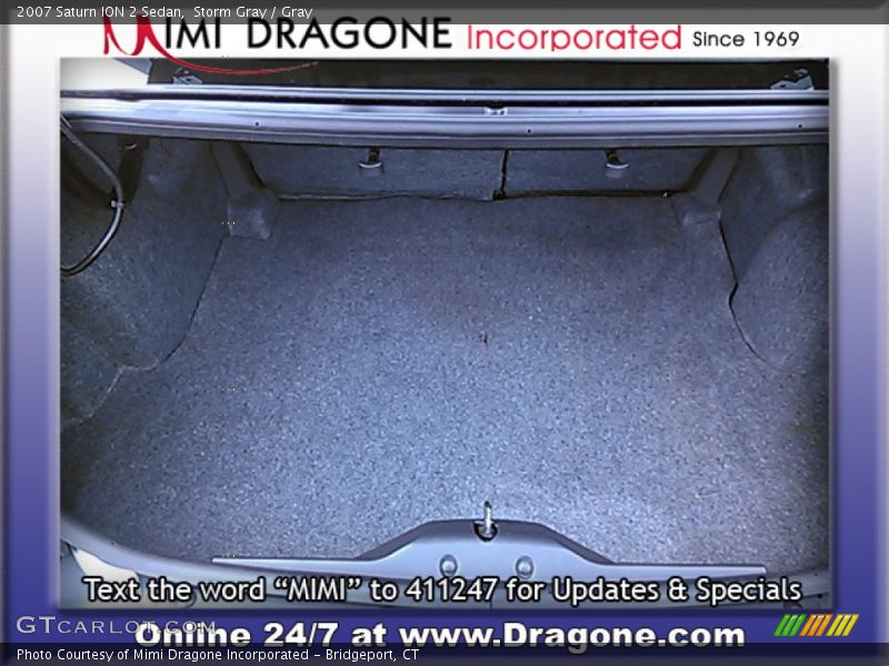 Storm Gray / Gray 2007 Saturn ION 2 Sedan