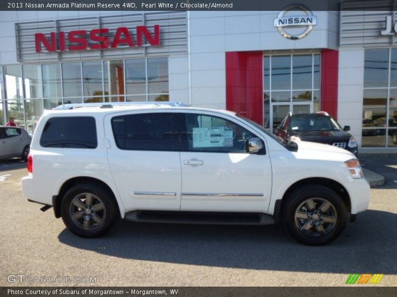  2013 Armada Platinum Reserve 4WD Pearl White