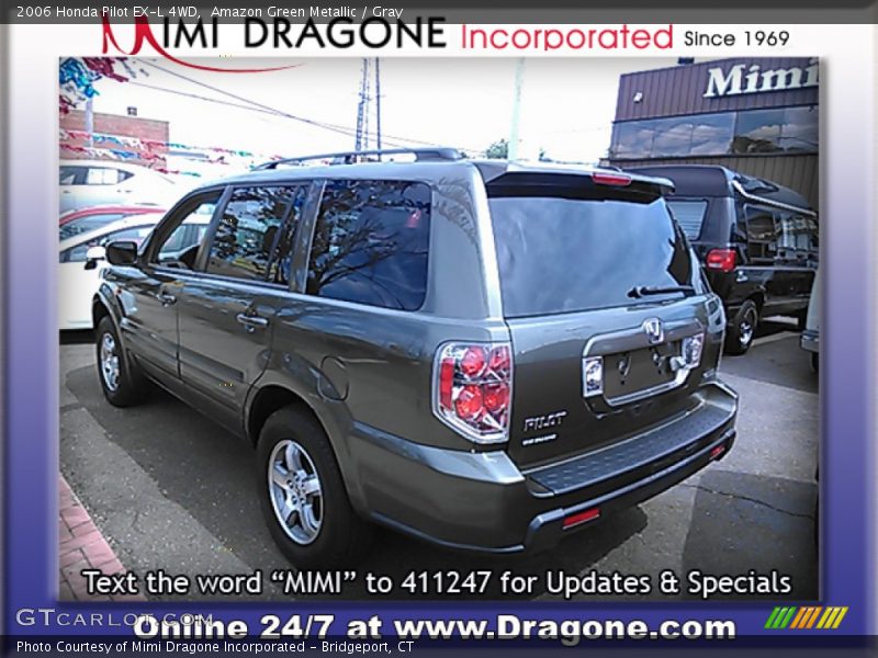 Amazon Green Metallic / Gray 2006 Honda Pilot EX-L 4WD