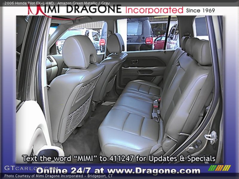 Amazon Green Metallic / Gray 2006 Honda Pilot EX-L 4WD