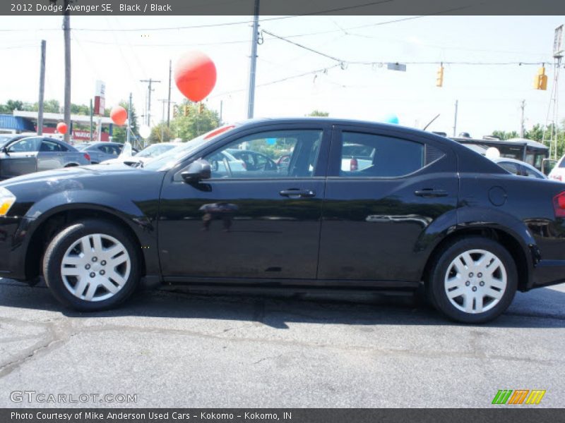 Black / Black 2012 Dodge Avenger SE
