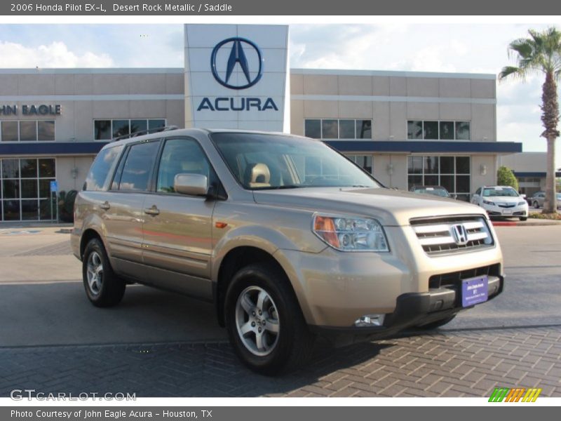 Desert Rock Metallic / Saddle 2006 Honda Pilot EX-L