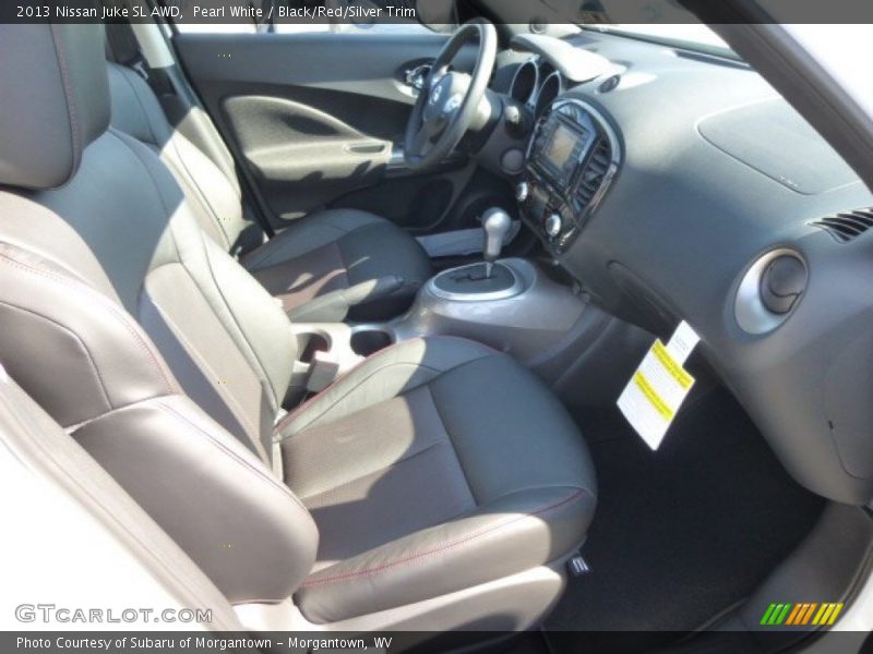 Pearl White / Black/Red/Silver Trim 2013 Nissan Juke SL AWD