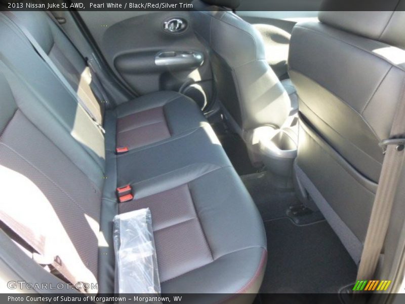 Pearl White / Black/Red/Silver Trim 2013 Nissan Juke SL AWD