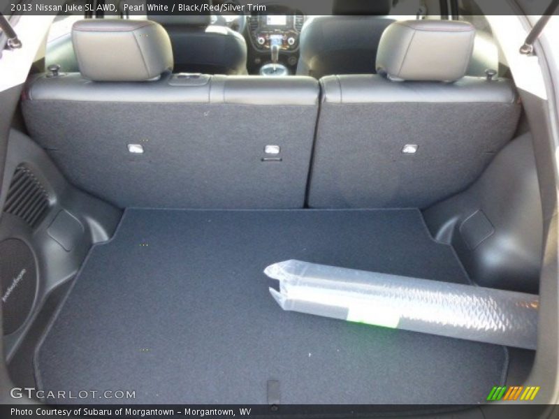 Pearl White / Black/Red/Silver Trim 2013 Nissan Juke SL AWD