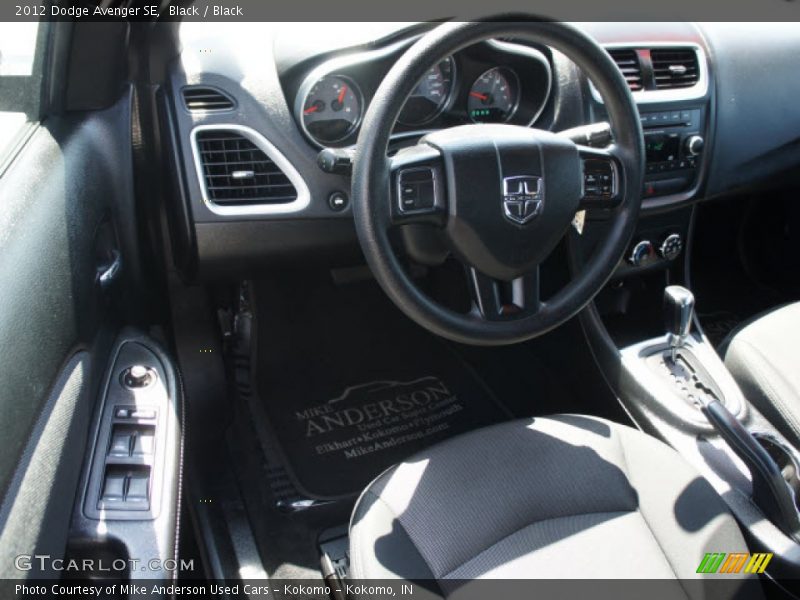 Black / Black 2012 Dodge Avenger SE