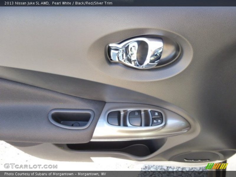 Pearl White / Black/Red/Silver Trim 2013 Nissan Juke SL AWD