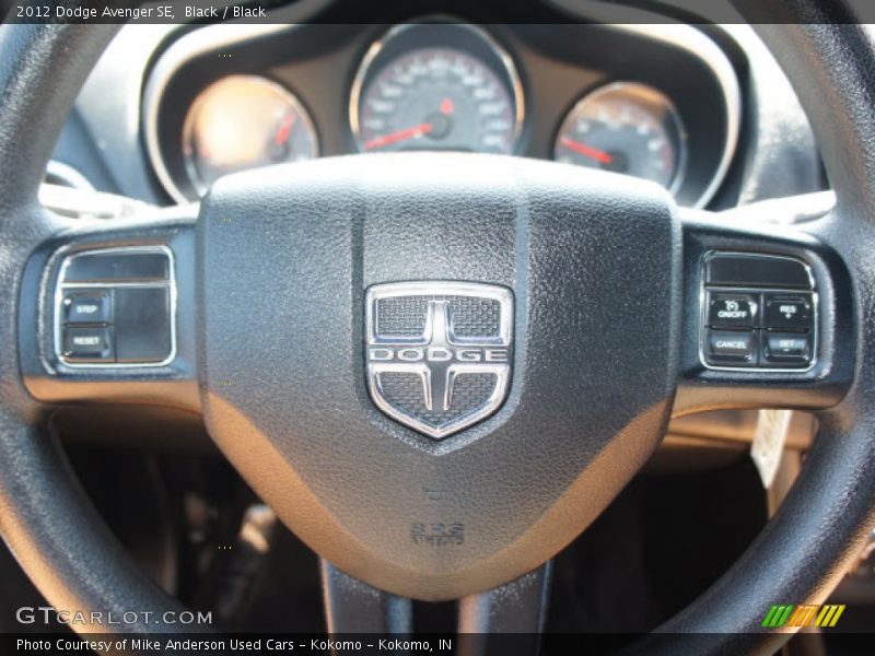 Black / Black 2012 Dodge Avenger SE