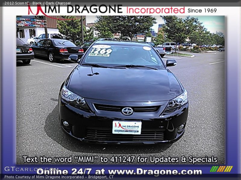 Black / Dark Charcoal 2012 Scion tC