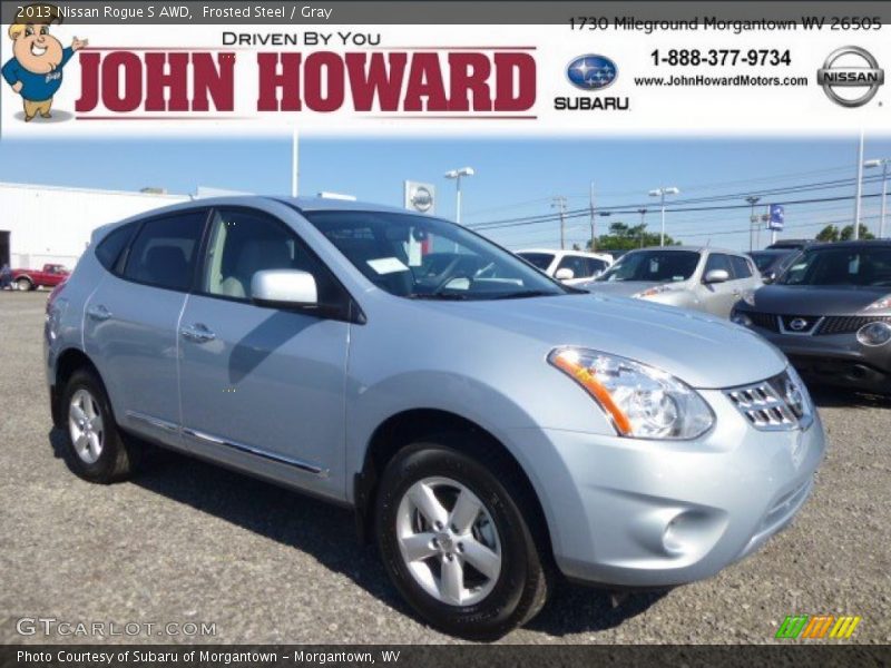 Frosted Steel / Gray 2013 Nissan Rogue S AWD