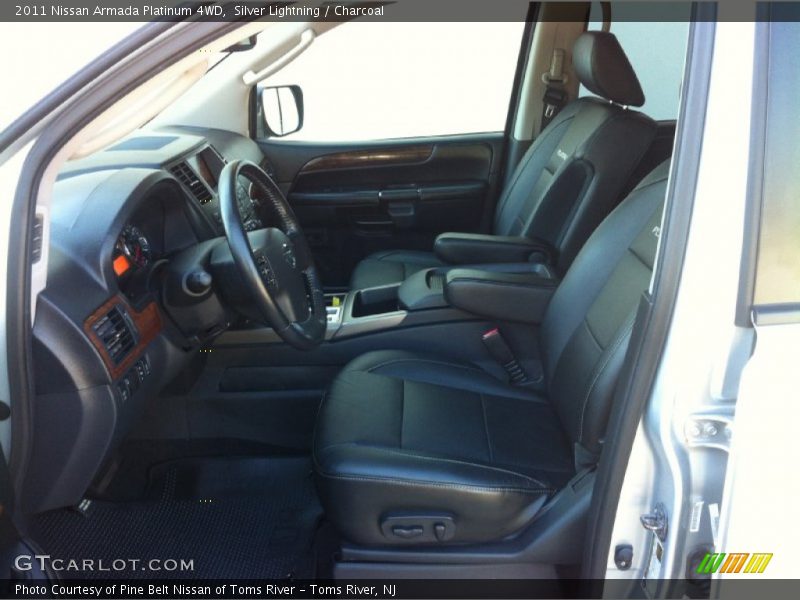 Silver Lightning / Charcoal 2011 Nissan Armada Platinum 4WD
