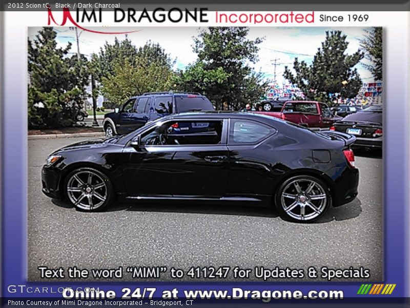 Black / Dark Charcoal 2012 Scion tC