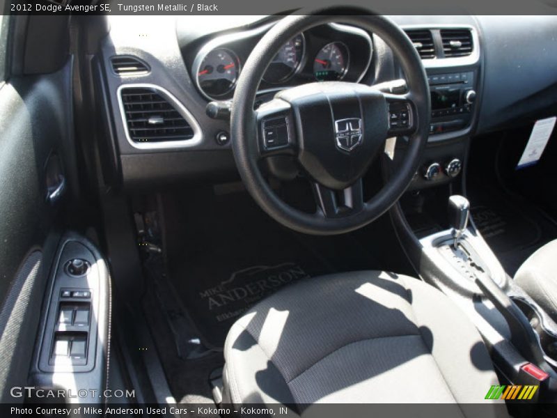 Tungsten Metallic / Black 2012 Dodge Avenger SE