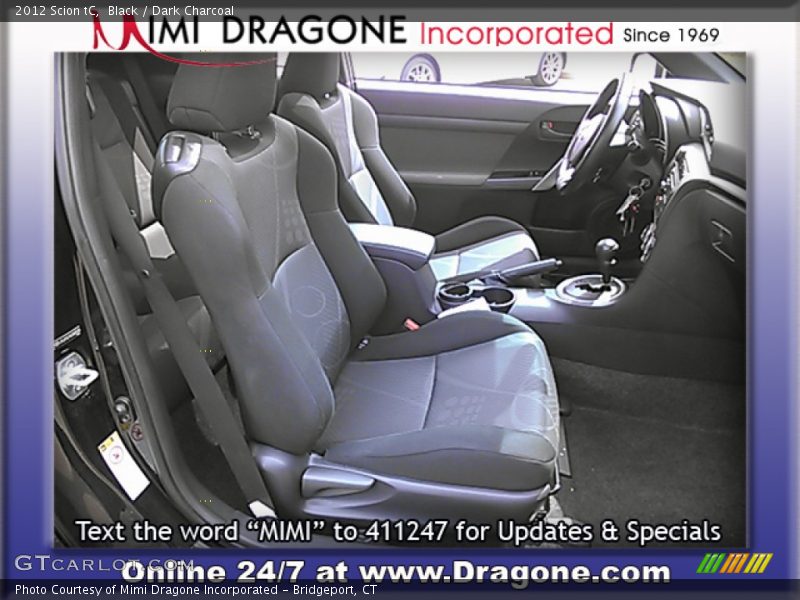 Black / Dark Charcoal 2012 Scion tC