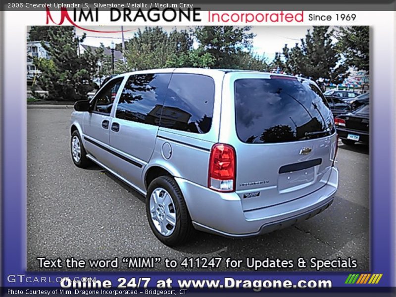 Silverstone Metallic / Medium Gray 2006 Chevrolet Uplander LS
