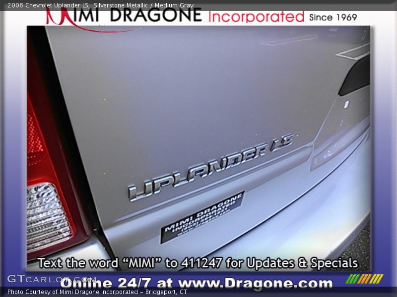 Silverstone Metallic / Medium Gray 2006 Chevrolet Uplander LS