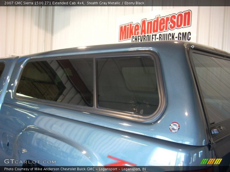 Stealth Gray Metallic / Ebony Black 2007 GMC Sierra 1500 Z71 Extended Cab 4x4