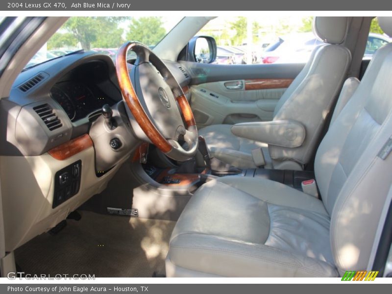 Ash Blue Mica / Ivory 2004 Lexus GX 470