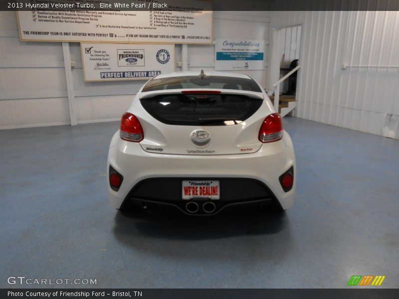 Elite White Pearl / Black 2013 Hyundai Veloster Turbo