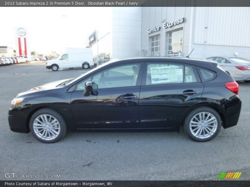 Obsidian Black Pearl / Ivory 2013 Subaru Impreza 2.0i Premium 5 Door