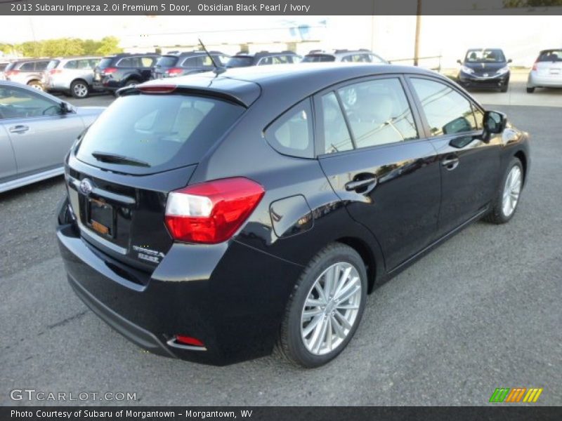 Obsidian Black Pearl / Ivory 2013 Subaru Impreza 2.0i Premium 5 Door