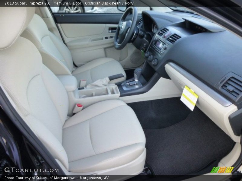 Obsidian Black Pearl / Ivory 2013 Subaru Impreza 2.0i Premium 5 Door