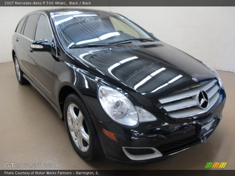 Black / Black 2007 Mercedes-Benz R 500 4Matic