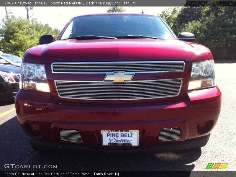 Sport Red Metallic / Dark Titanium/Light Titanium 2007 Chevrolet Tahoe LS