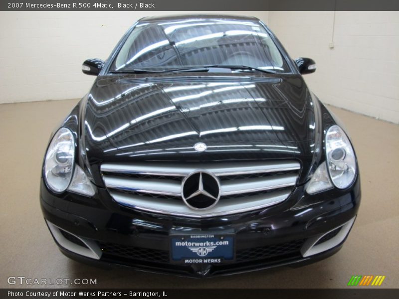 Black / Black 2007 Mercedes-Benz R 500 4Matic