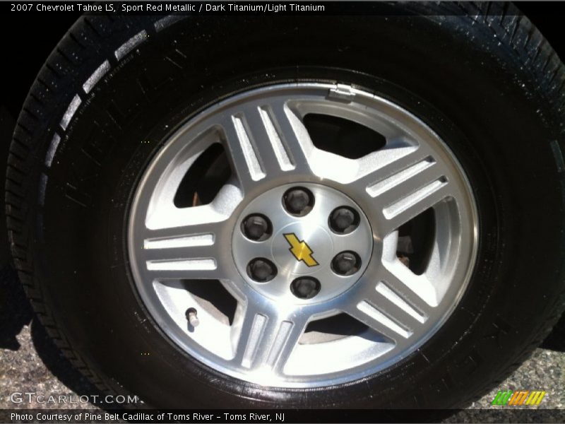 Sport Red Metallic / Dark Titanium/Light Titanium 2007 Chevrolet Tahoe LS