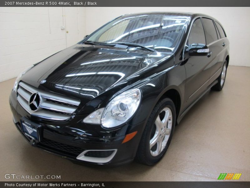 Black / Black 2007 Mercedes-Benz R 500 4Matic