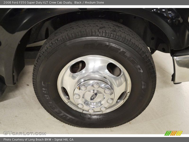 Black / Medium Stone 2008 Ford F350 Super Duty XLT Crew Cab Dually
