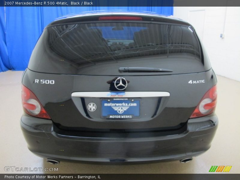 Black / Black 2007 Mercedes-Benz R 500 4Matic