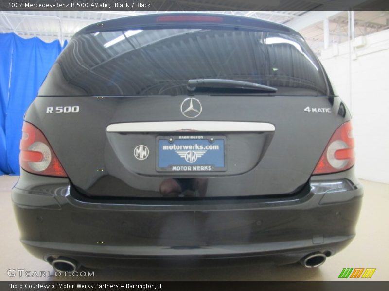 Black / Black 2007 Mercedes-Benz R 500 4Matic