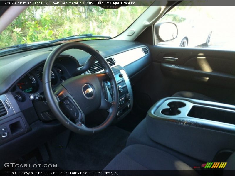 Sport Red Metallic / Dark Titanium/Light Titanium 2007 Chevrolet Tahoe LS