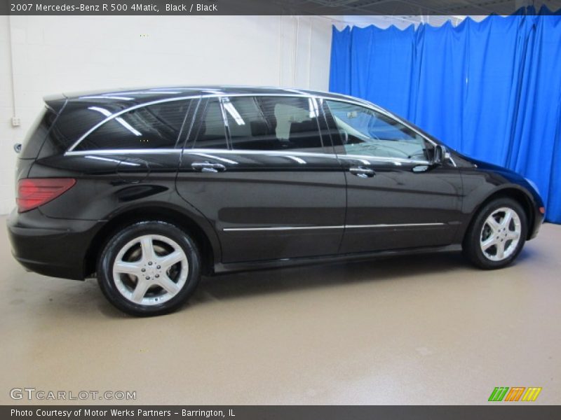 Black / Black 2007 Mercedes-Benz R 500 4Matic
