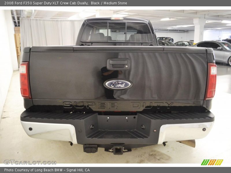 Black / Medium Stone 2008 Ford F350 Super Duty XLT Crew Cab Dually