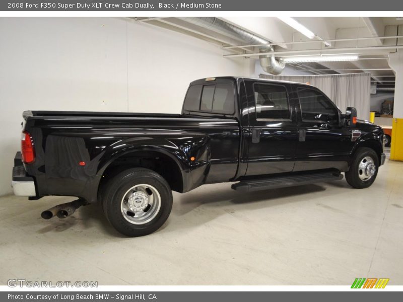 Black / Medium Stone 2008 Ford F350 Super Duty XLT Crew Cab Dually