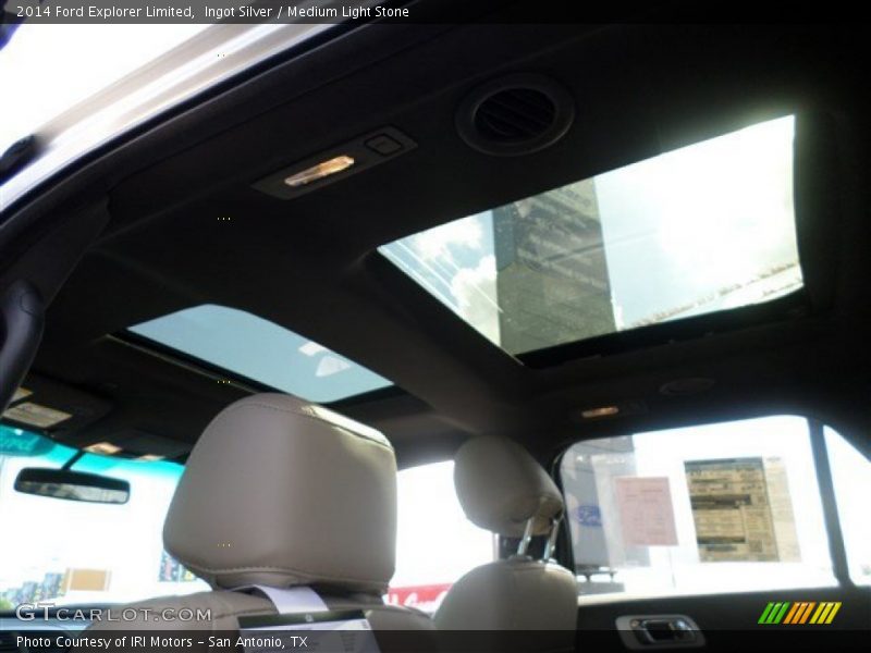 Ingot Silver / Medium Light Stone 2014 Ford Explorer Limited