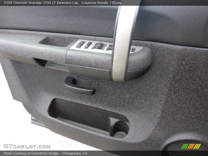 Graystone Metallic / Ebony 2008 Chevrolet Silverado 1500 LT Extended Cab