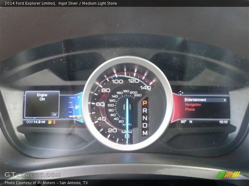 Ingot Silver / Medium Light Stone 2014 Ford Explorer Limited