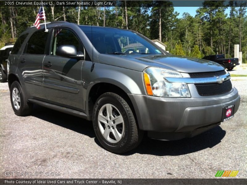 Dark Silver Metallic / Light Gray 2005 Chevrolet Equinox LS