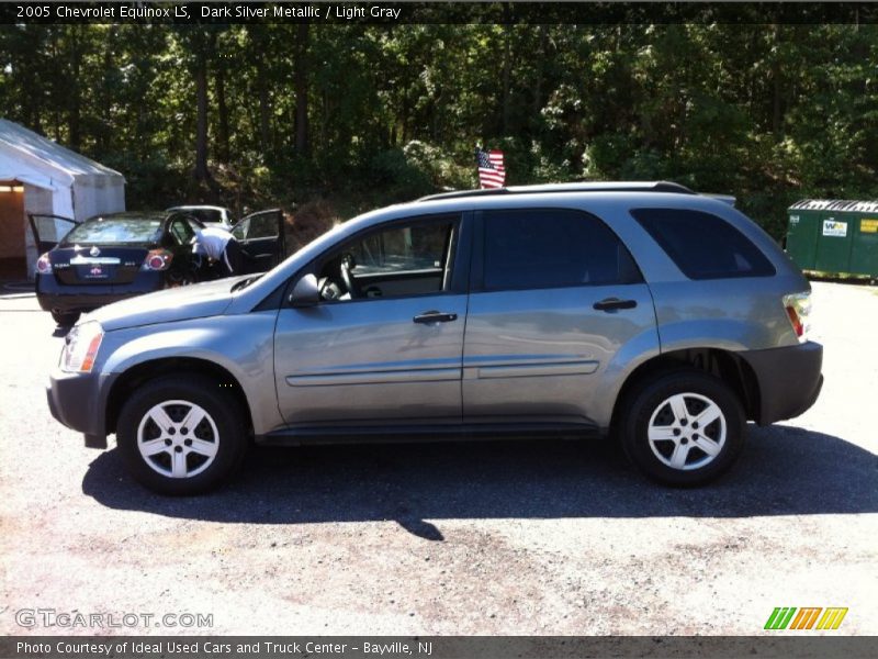 Dark Silver Metallic / Light Gray 2005 Chevrolet Equinox LS