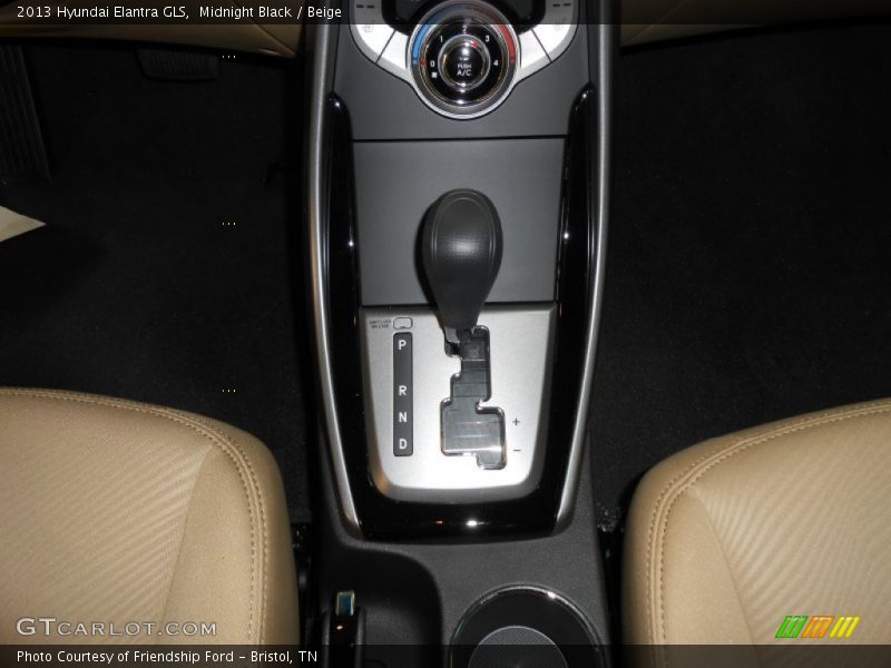 Midnight Black / Beige 2013 Hyundai Elantra GLS