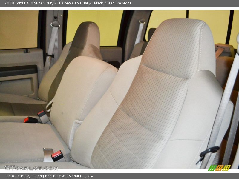 Black / Medium Stone 2008 Ford F350 Super Duty XLT Crew Cab Dually