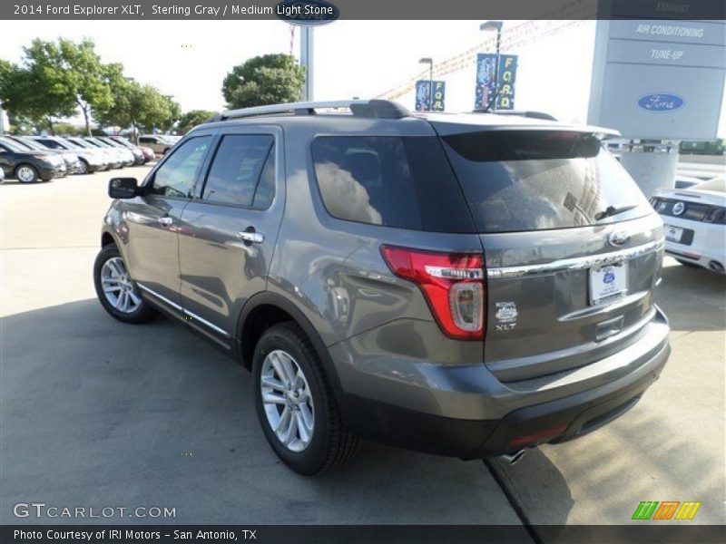 Sterling Gray / Medium Light Stone 2014 Ford Explorer XLT