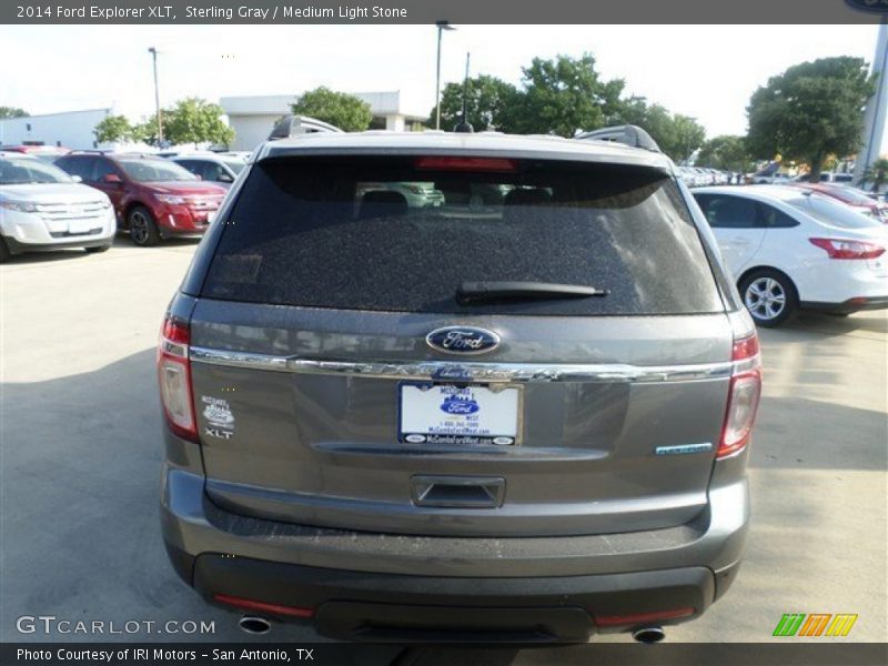Sterling Gray / Medium Light Stone 2014 Ford Explorer XLT