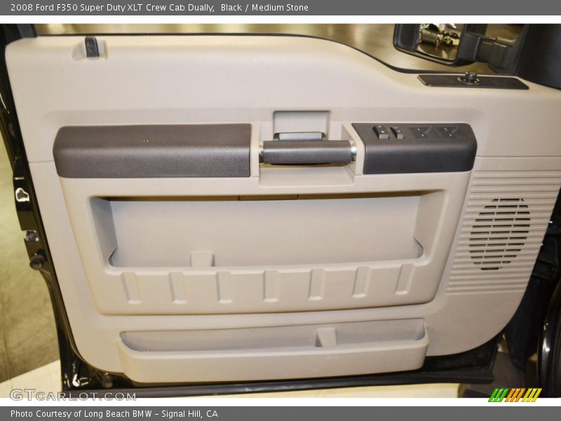 Black / Medium Stone 2008 Ford F350 Super Duty XLT Crew Cab Dually